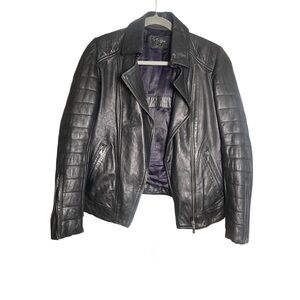 LA MARQUE Leather Moto Jacket